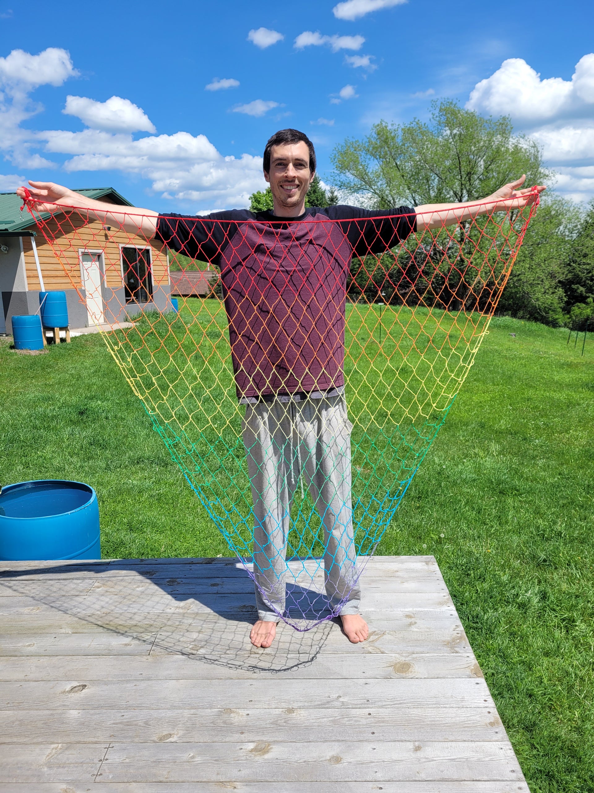 Rainbow Fishing Net XL – Magical Bubbles