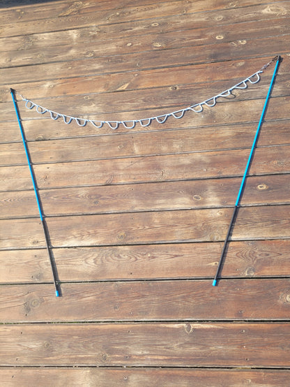 4' Fiberglass Bubble Poles